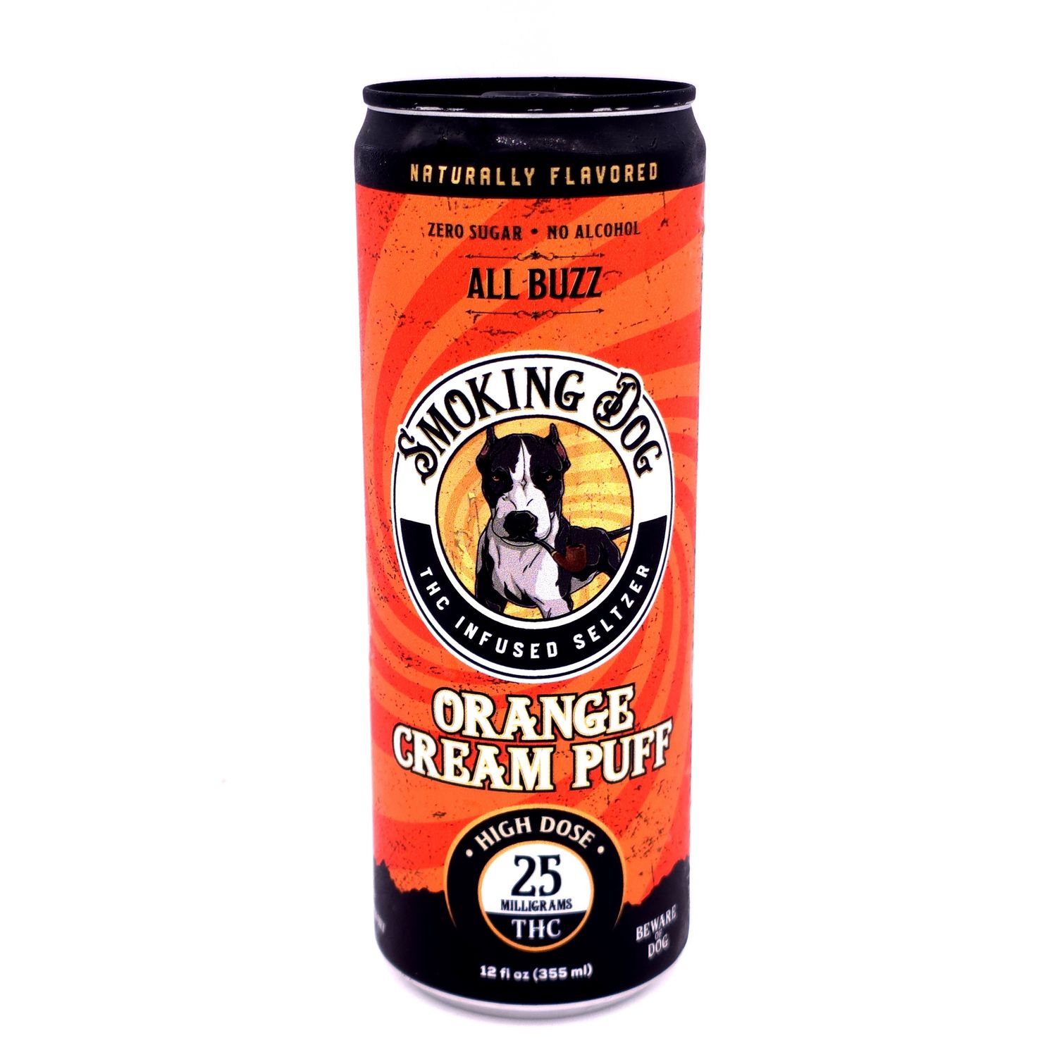 Smoking Dog THC Seltzer-25mg Orange Cream Puff