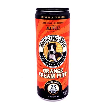 Smoking Dog THC Seltzer-25mg Orange Cream Puff