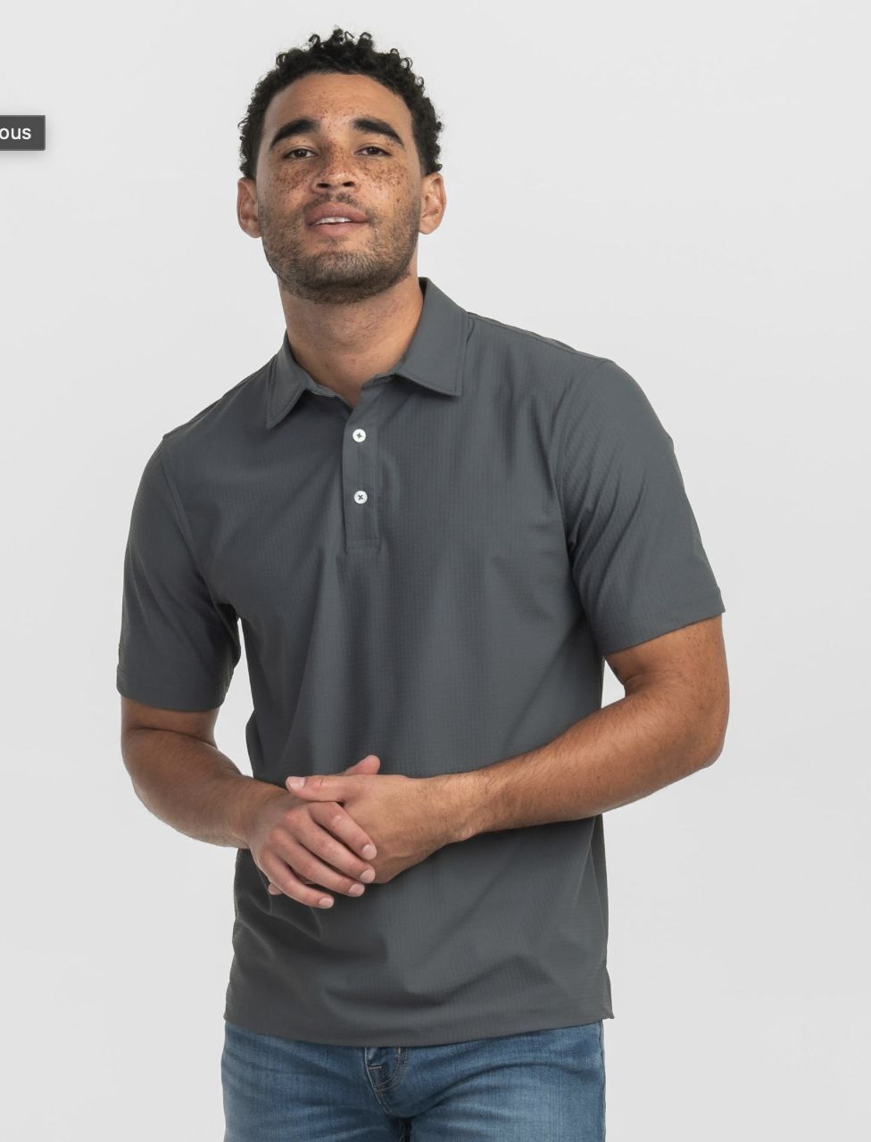 Next Level Performance Polo / Cast Iron