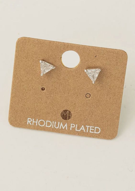 Mini Triangle Stud Earrings