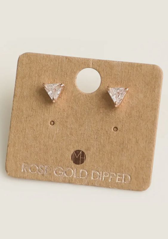 Mini Triangle Stud Earrings