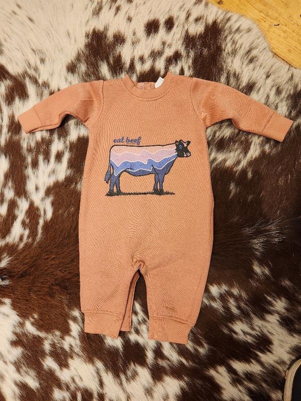 Retro Cow Fleece