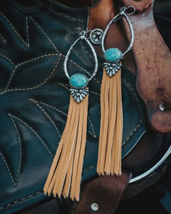 Metal Tear Drop Earrings