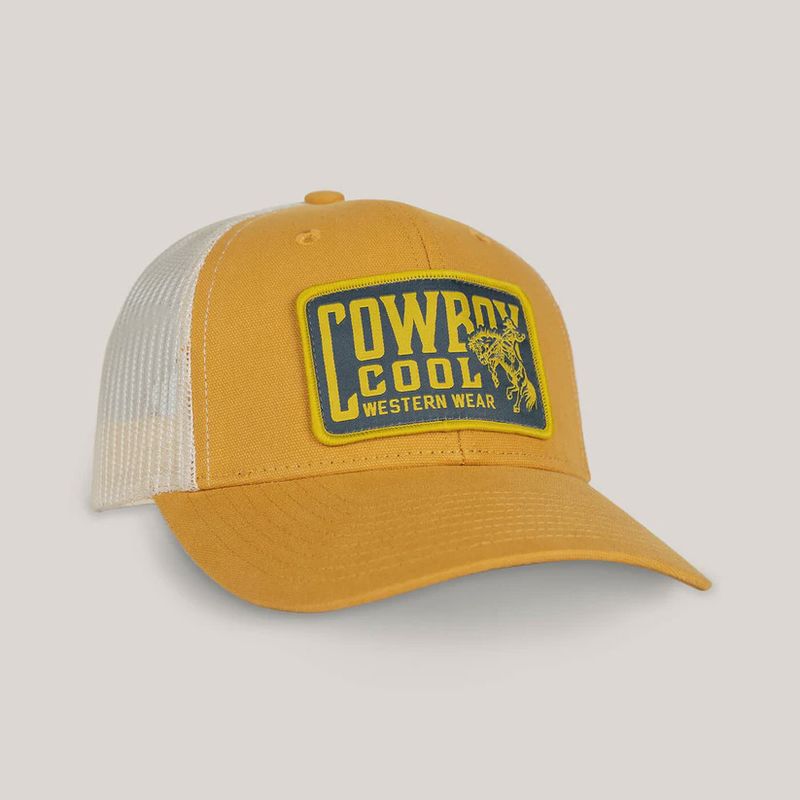 Roughrider Hat-OS/Mustard/Cream