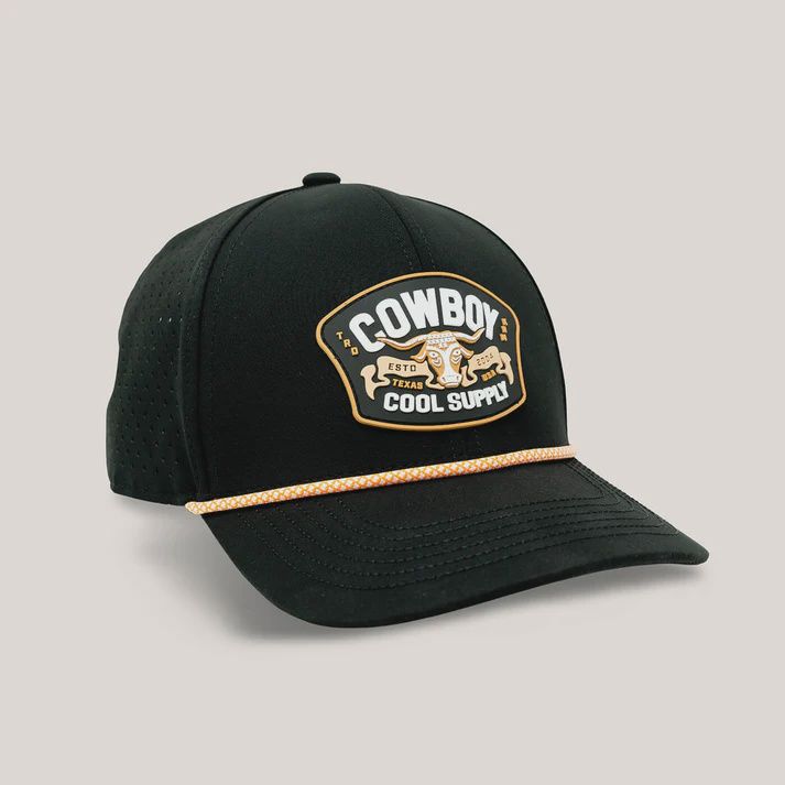 Steer Stampede Hat-Black