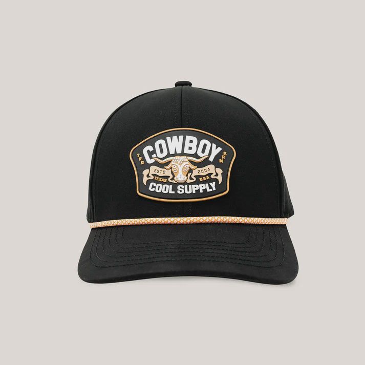 Steer Stampede Hat-Black