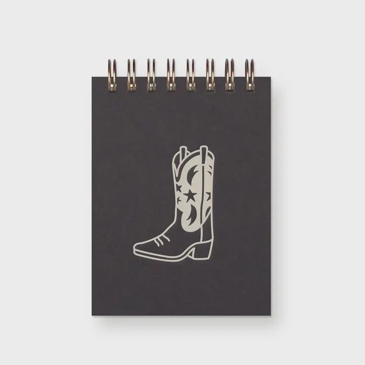 Cowboy Boot Mini Jotter Notebook