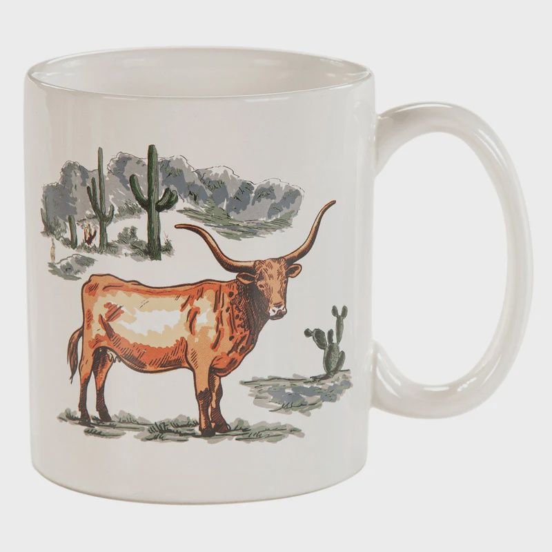 Ranch Life Longhorn Mug