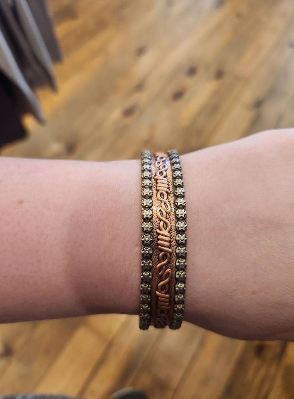 Barbwire Copper Cuff Bracelet