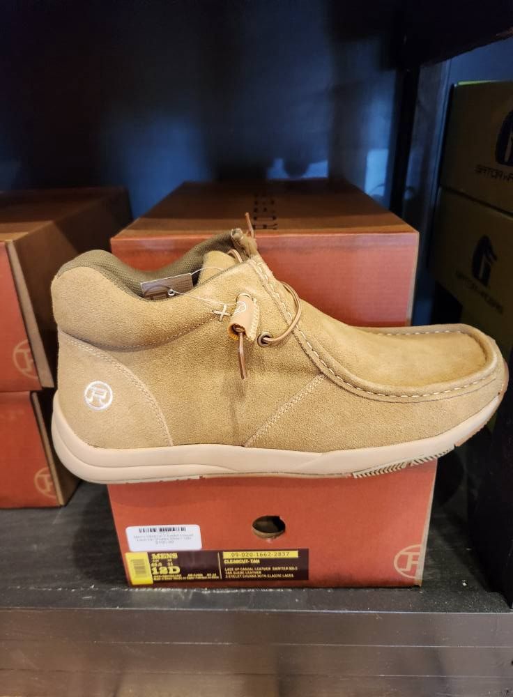 Men&#39;s Clearcut 2 Eyelet Casual Lace-Up Chukka Shoe Tan