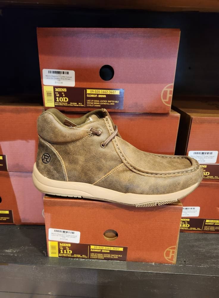 Men's Clearcut 2 Eyelet Casual Lace-Up Chukka Shoe Brown