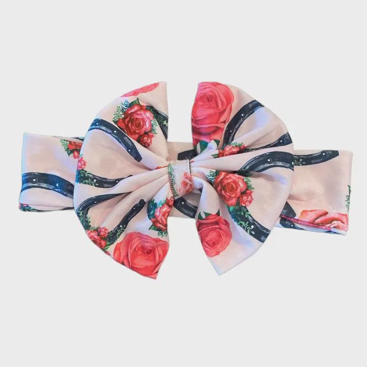 Pink Horseshoe Headband 0-18mo