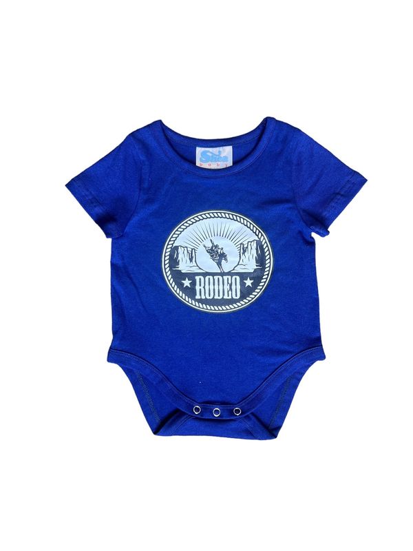 Navy Rodeo Onesie
