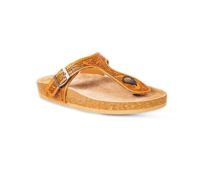 Rosie Trail Hand-Tooled Sandals