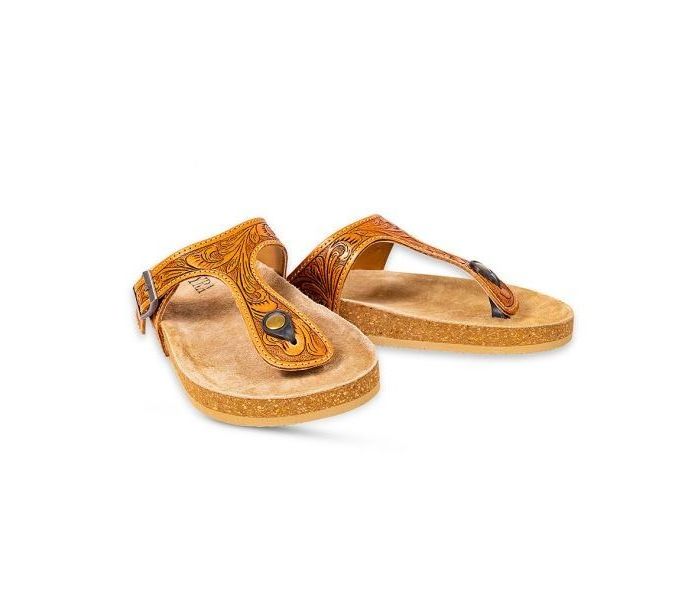 Rosie Trail Hand-Tooled Sandals