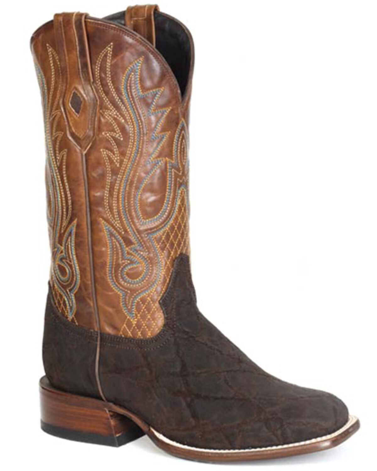 Men&#39;s Thunder Exotic Elephant Western Boots - Broad Square Toe