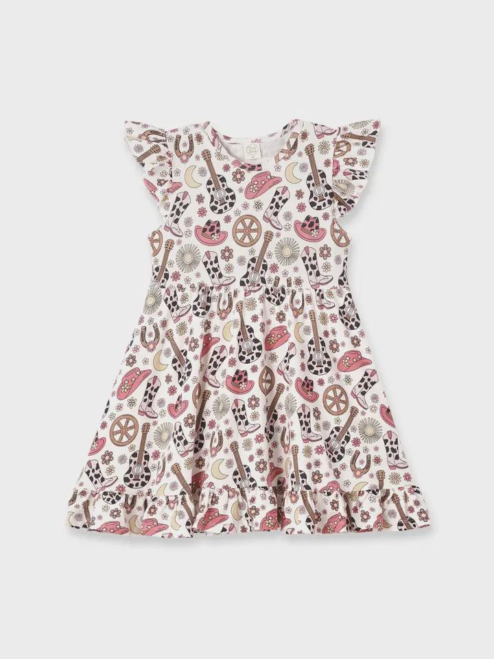 Cowgirl Cutie Bamboo Twirl Dress