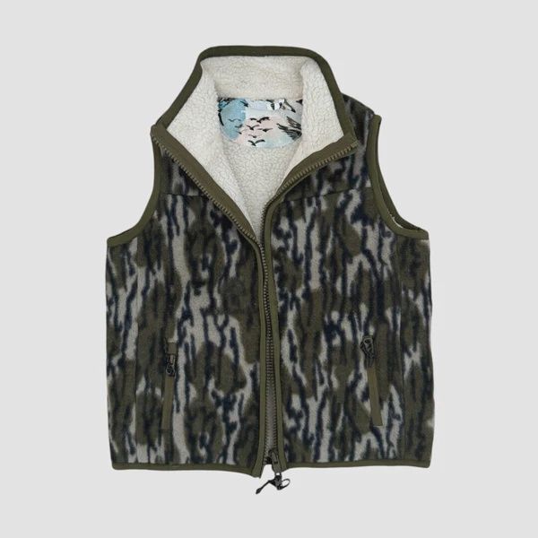 Fleece and Sherpa Vest-Youth