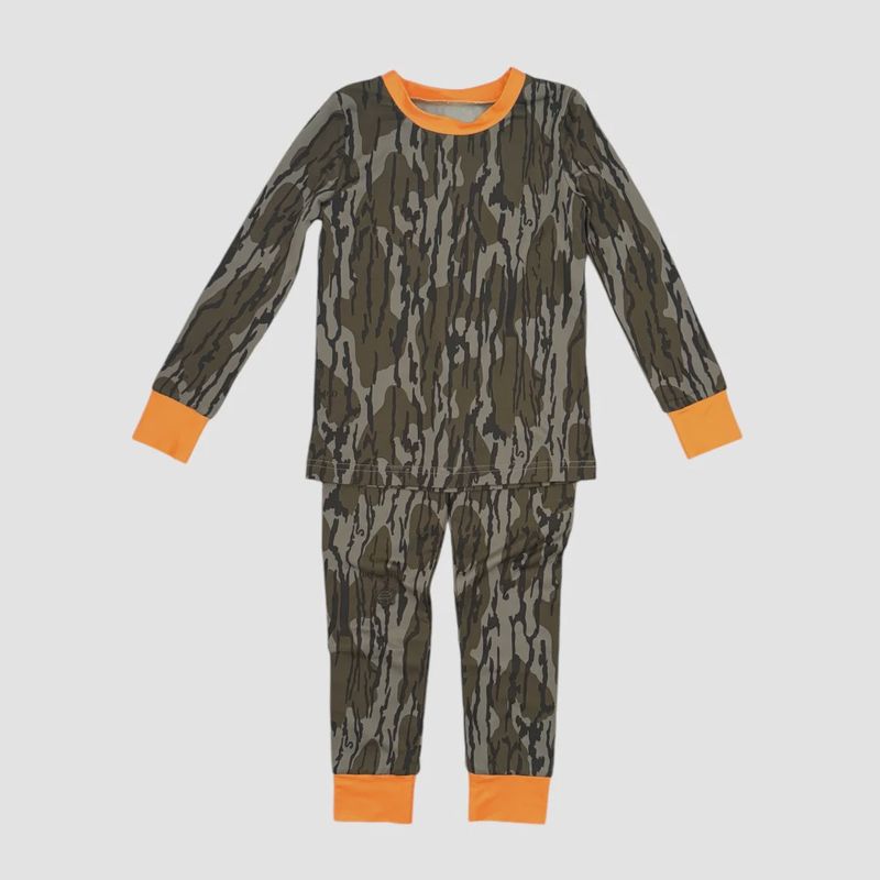 Long Sleeve Two Piece Microfleece Pajama