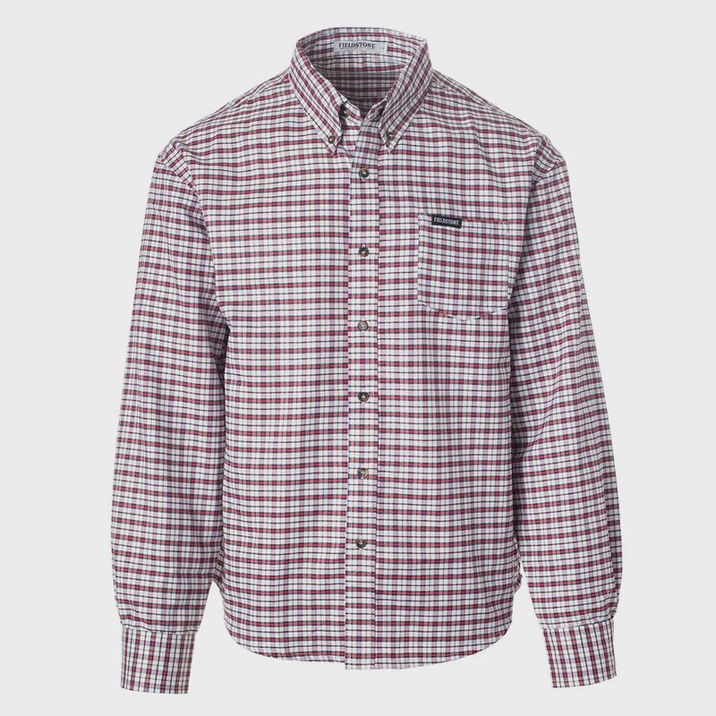YOUTH HATFIELD BUTTON DOWN NAVY/RED