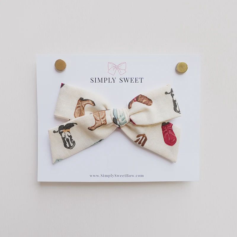 Boot Scoot-Handtied Bow