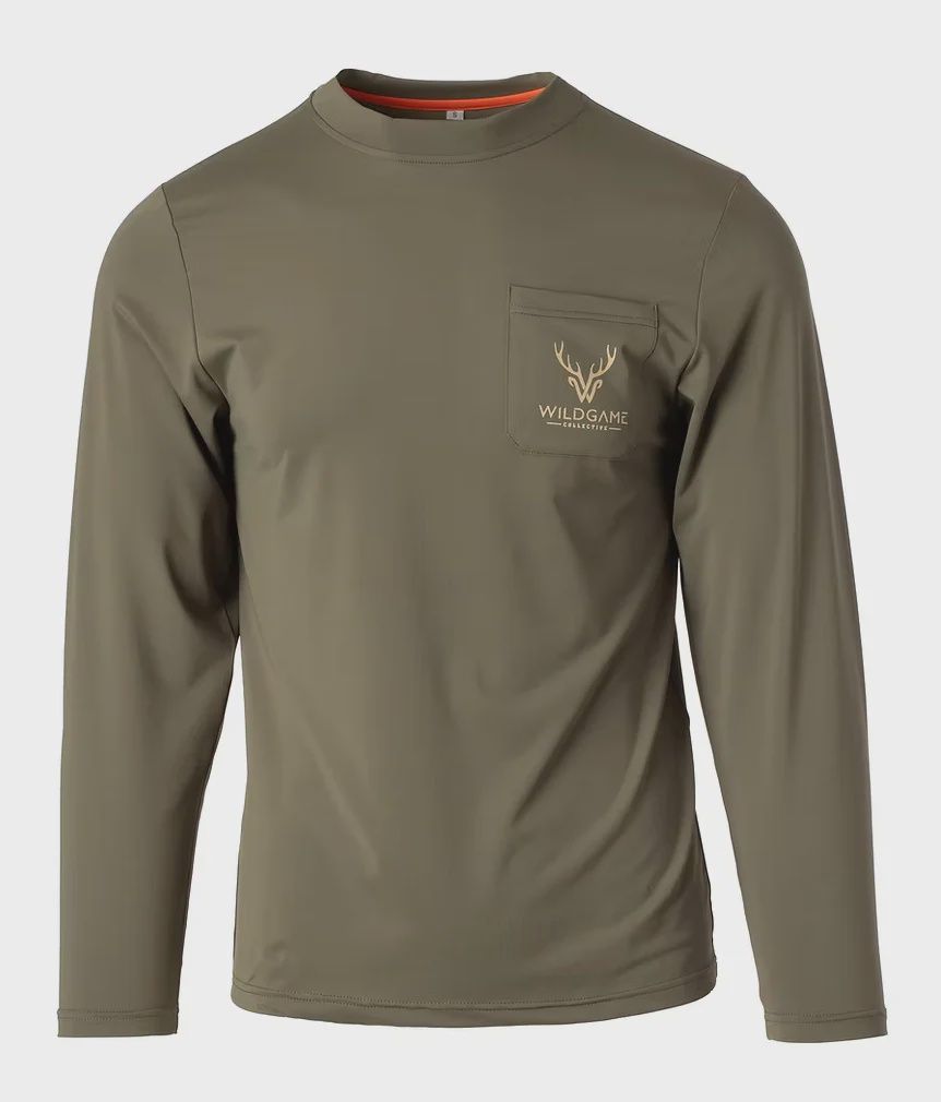 Wildgame LS Green Performance Tee