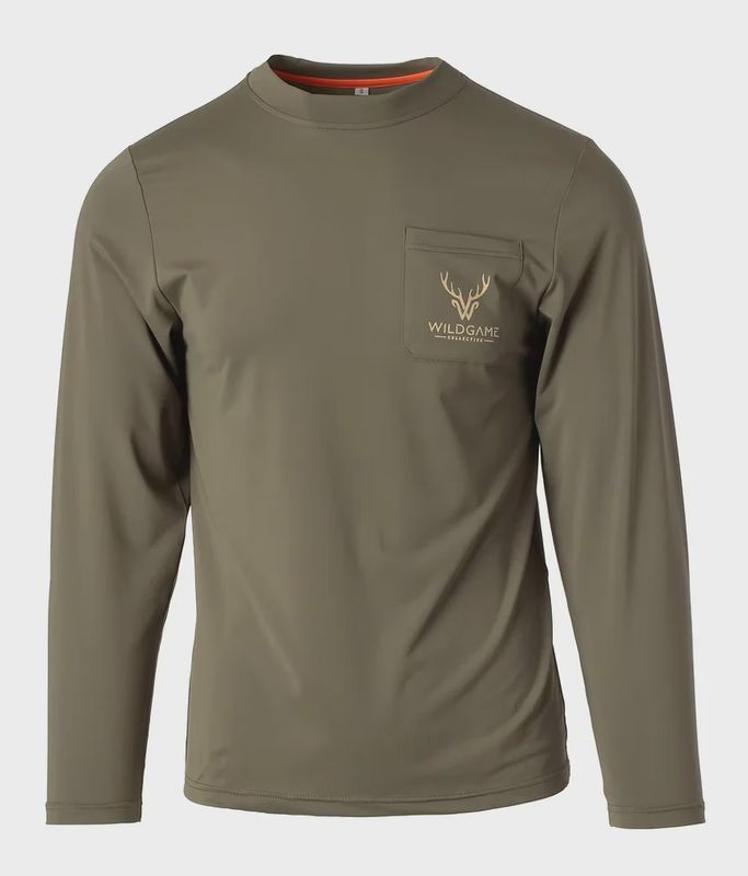 Wildgame LS Green Performance Tee