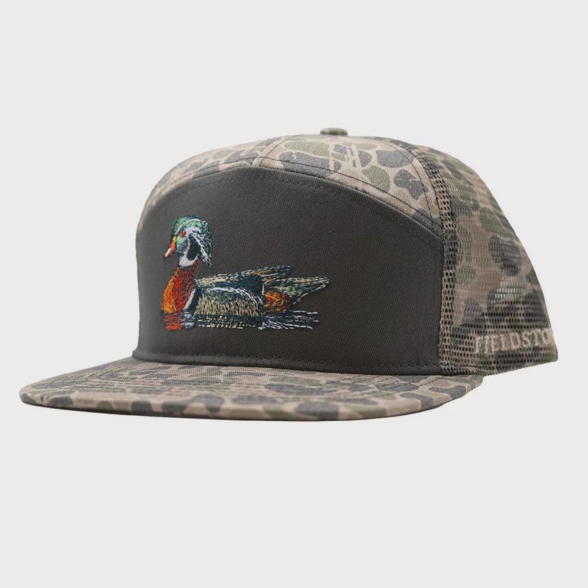 7 Panel Backwoods Camo Wood Duck Hat