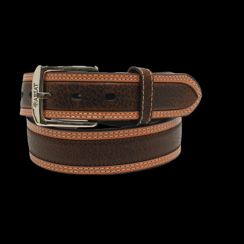 Men&#39;s Western Work Leather Belt Brown