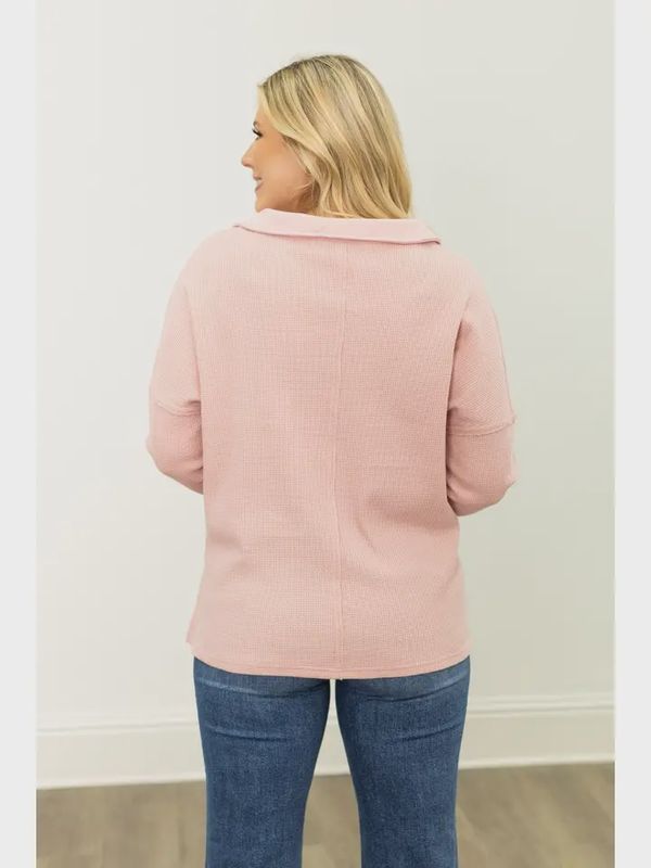 Waffle Knit Top