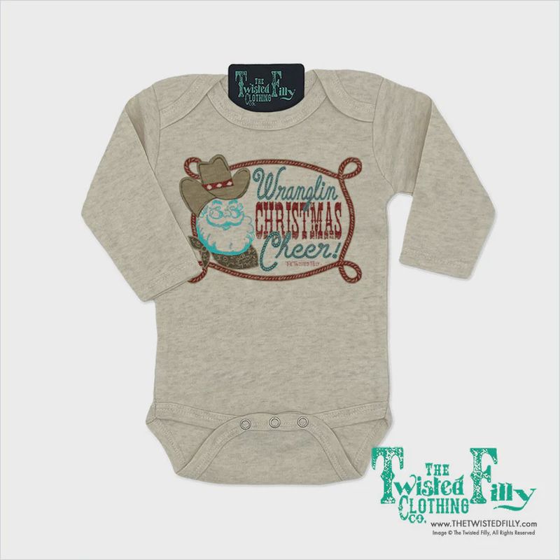 Wranglin&#39; Christmas Cheer-Onesie