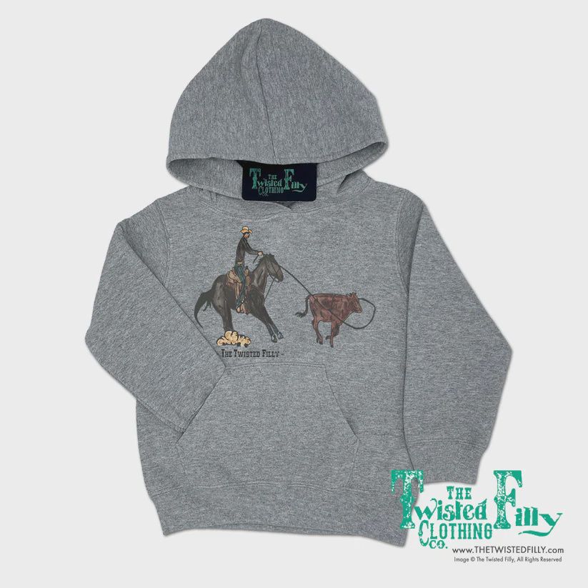 End Of The Line Calf Roper - Toddler Hoodie