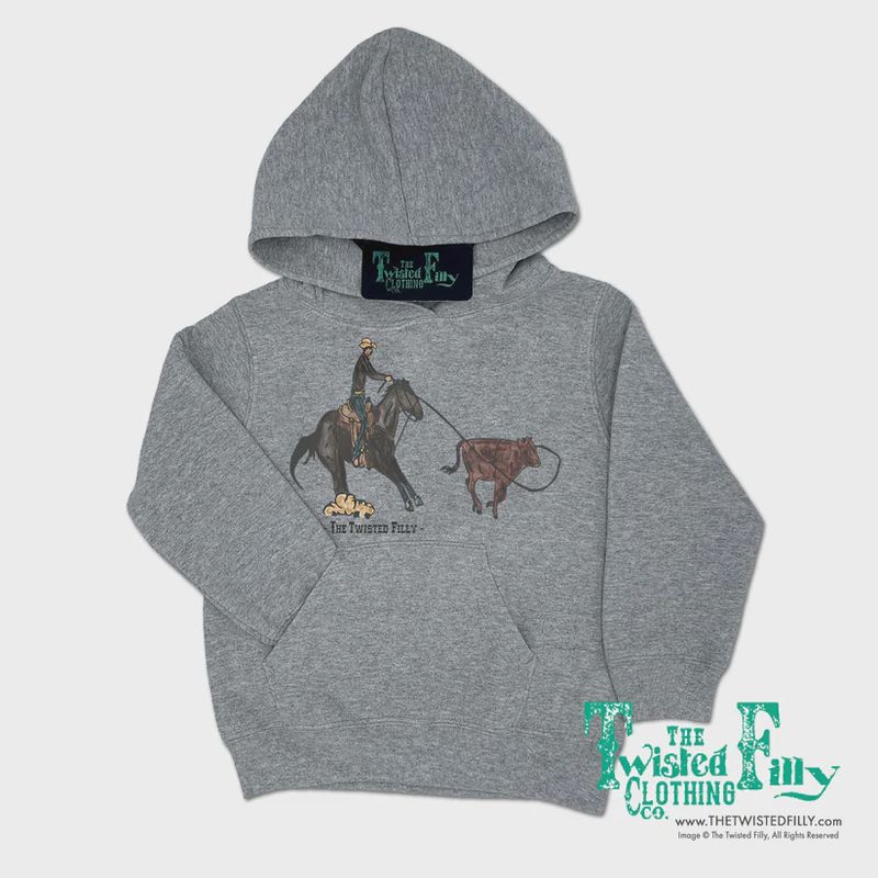 End Of The Line Calf Roper - Toddler Hoodie