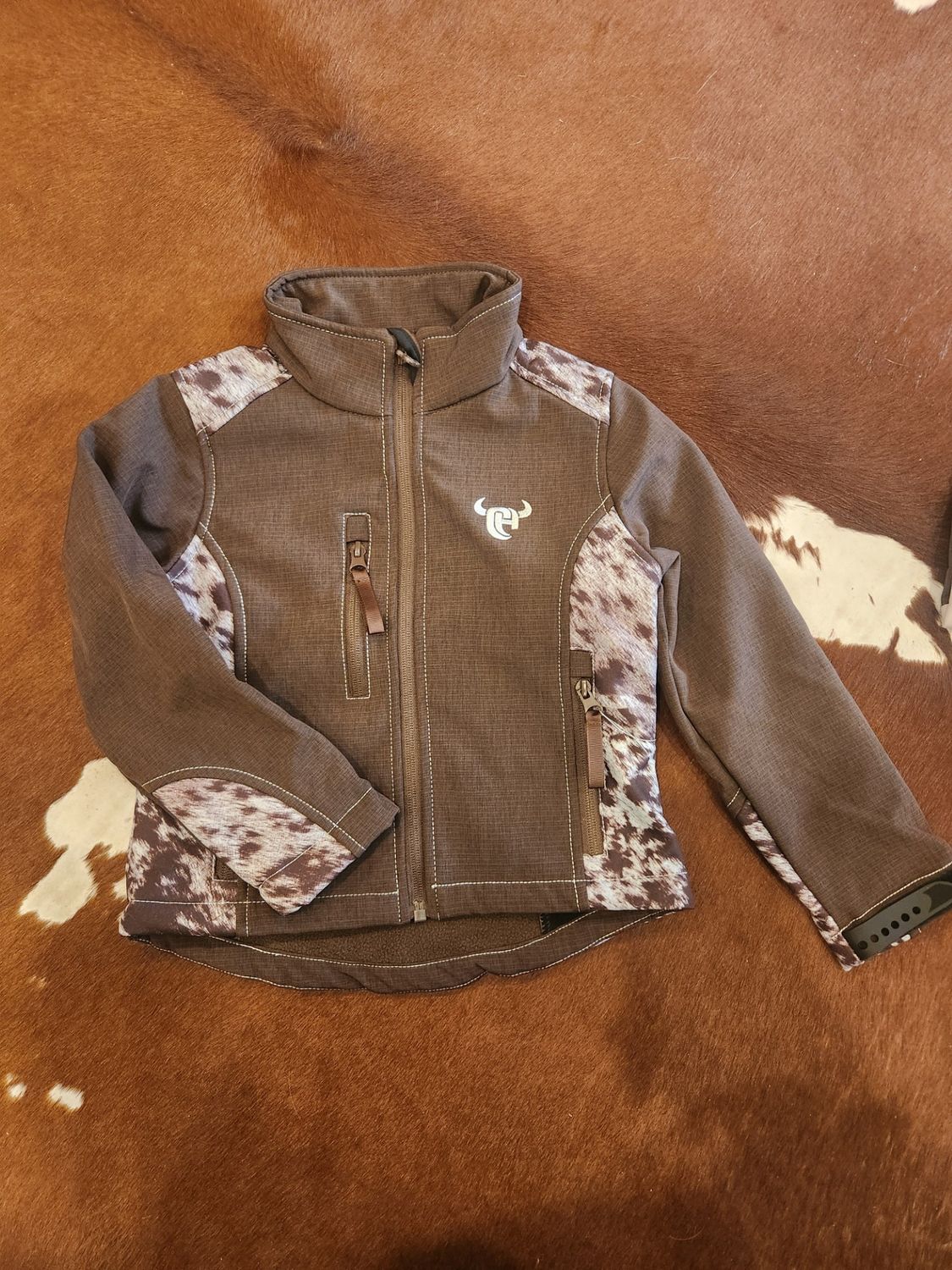Youth Cowhide Accent Polyshell Jacket