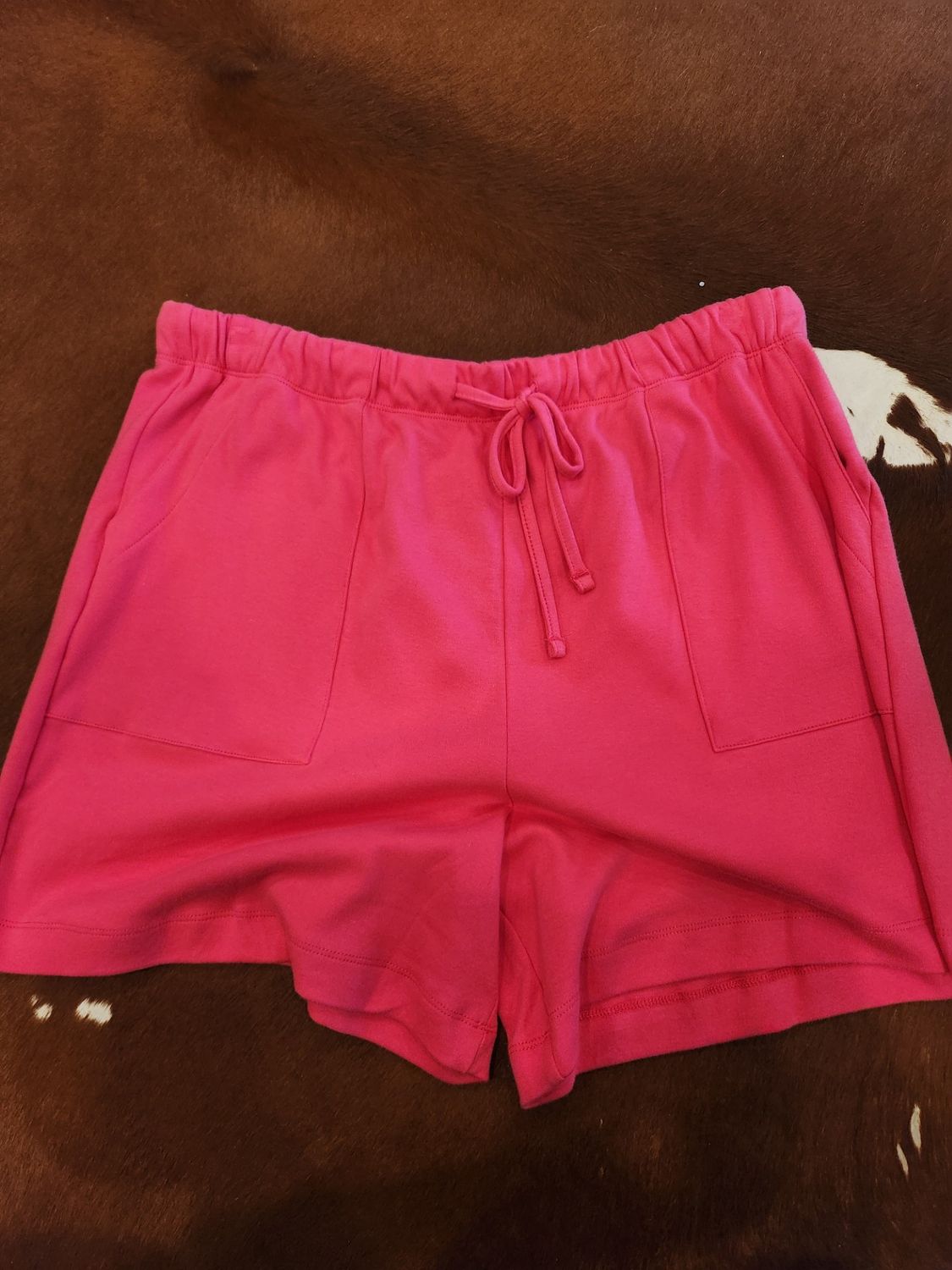 pink zenana shorts