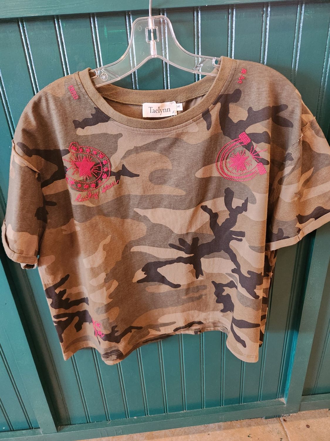 Camo Print Top