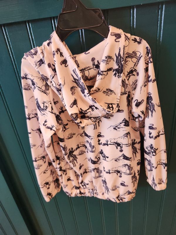 Boys Desert Scene Tan Hoodie