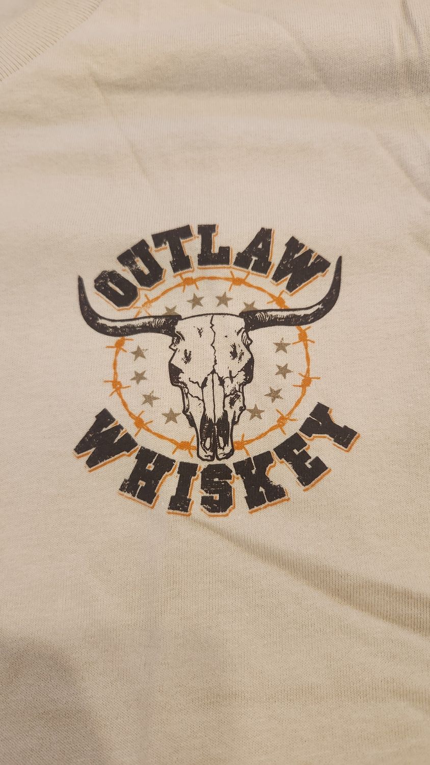 Outlaw Whiskey Long Sleeve Tee