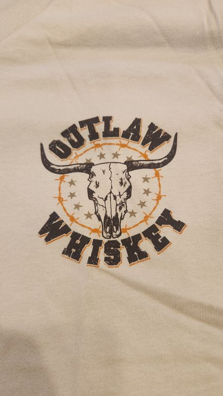 Outlaw Whiskey Long Sleeve Tee