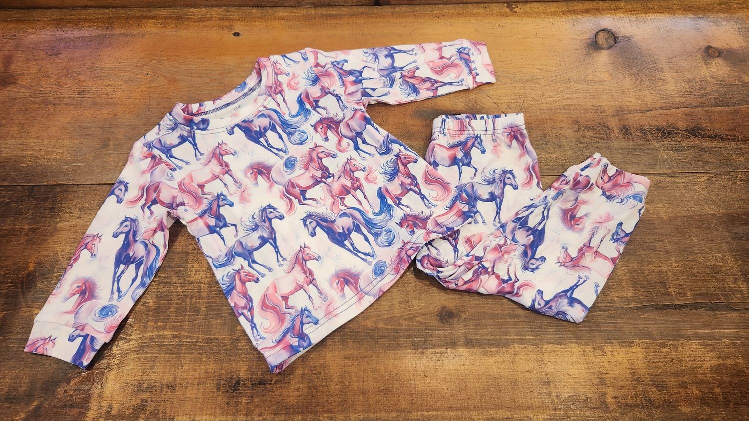 Toddler Wild Horse Print Playset