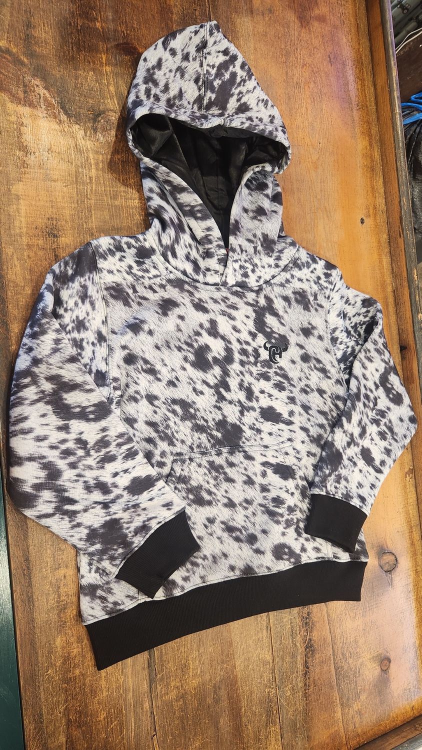Youth Cowhide Raglan Fleece Hoodie