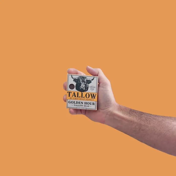 Tallow Bar Soap, Scent: GOLDEN HOUR