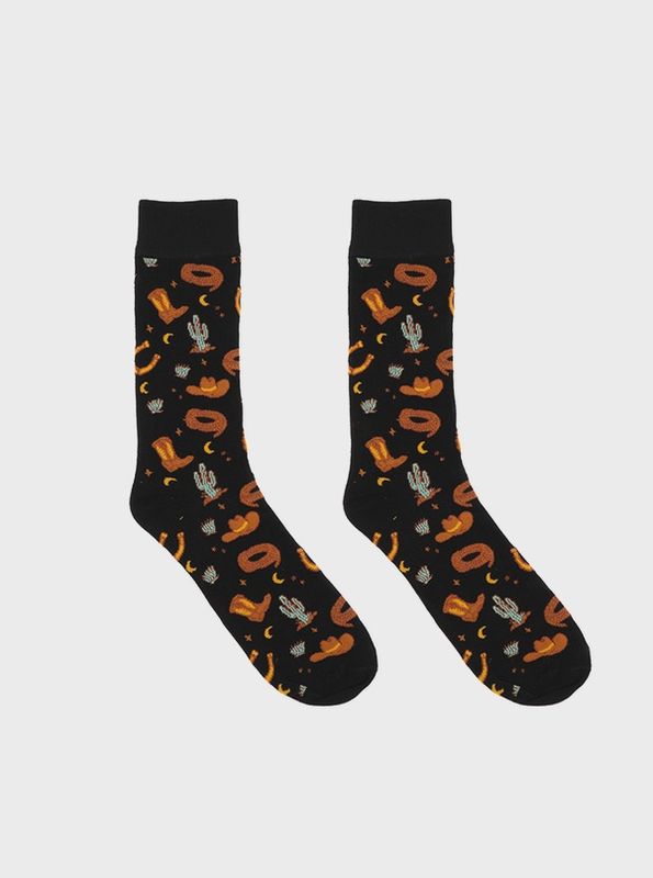 Rodeo Men's Bamboo Crew Socks