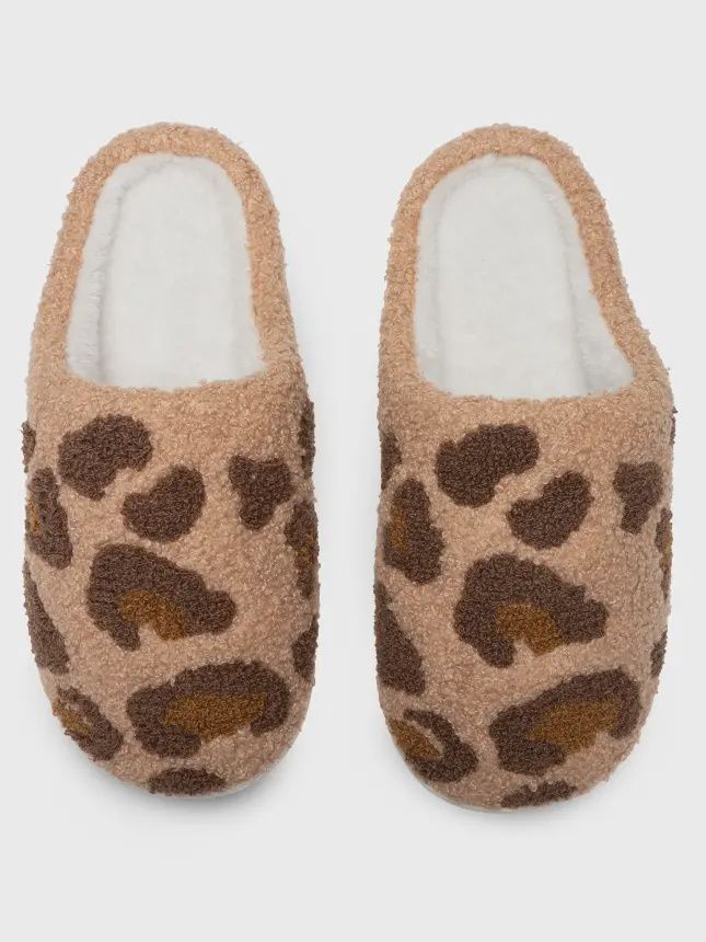 Leopard Slippers