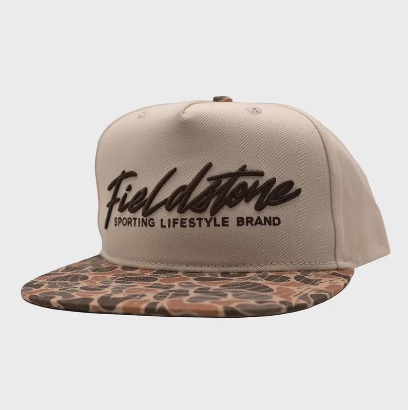 Canvas Autumn Camo Bill Hat