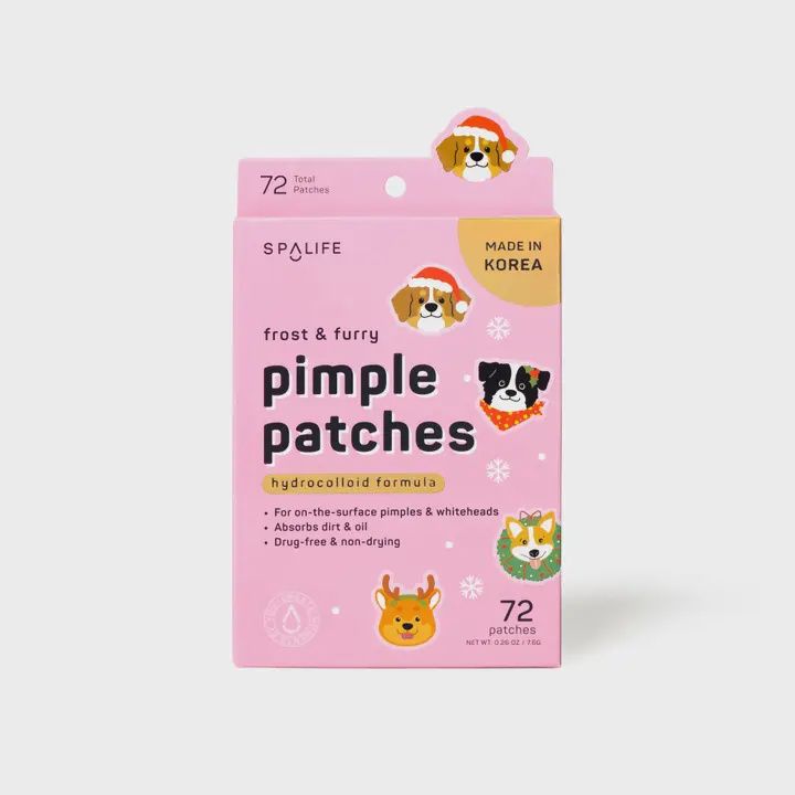 Christmas Holiday Frosty &amp; Furry Hydrocolloid Pimple Patches