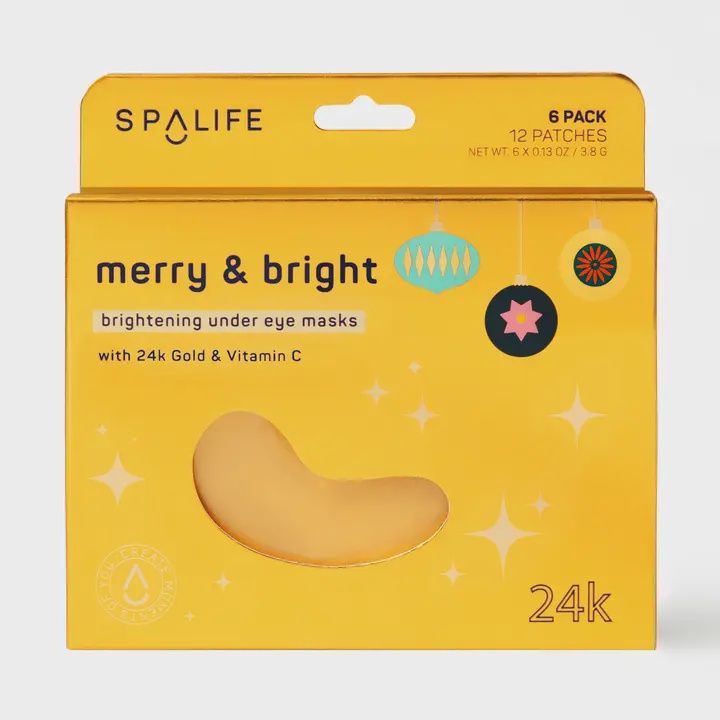 Holiday Merry &amp; Bright Smoothing Undereye Masks - 6 Pairs