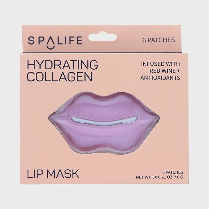 Hydrating Collagen &amp; Red Wine Hydrogel Lip Masks - 8 Ct