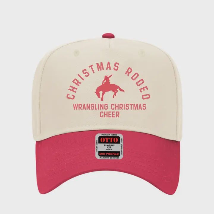 Christmas Rodeo Trucker Hat – Western Holiday Cowboy Cap