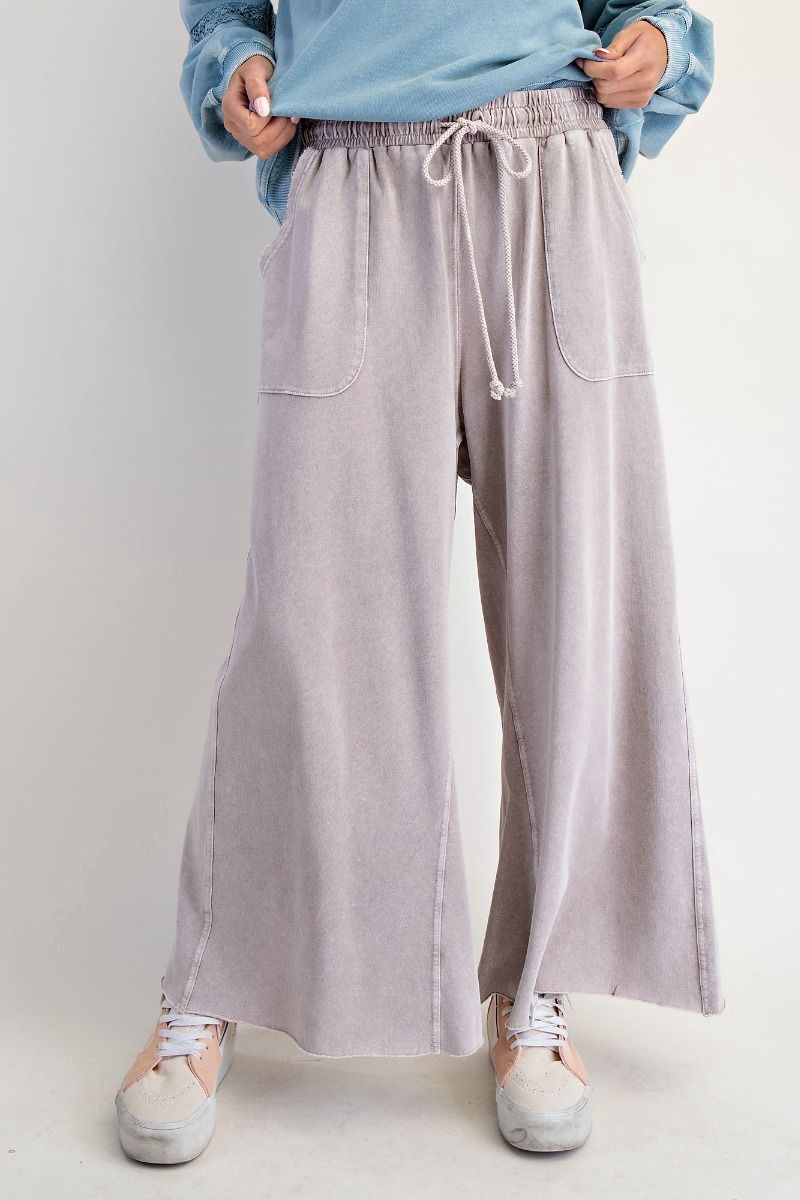 Mineral Washed Terry Pants